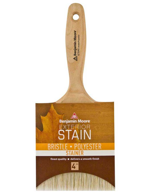 Benjamin Moore Exterior Stain Bristle Polyester Stainer 4”